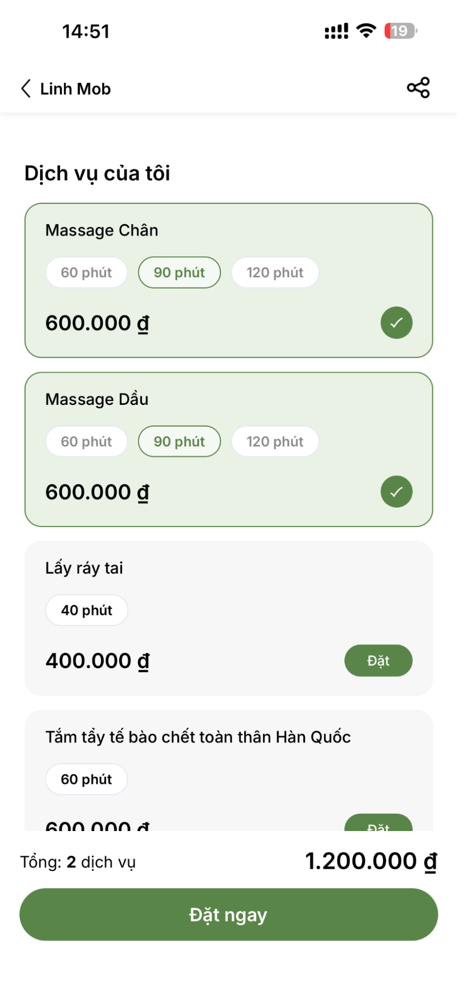 Giao diện chat